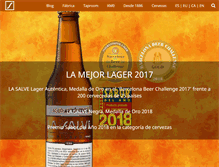 Tablet Screenshot of lasalvebilbao.com